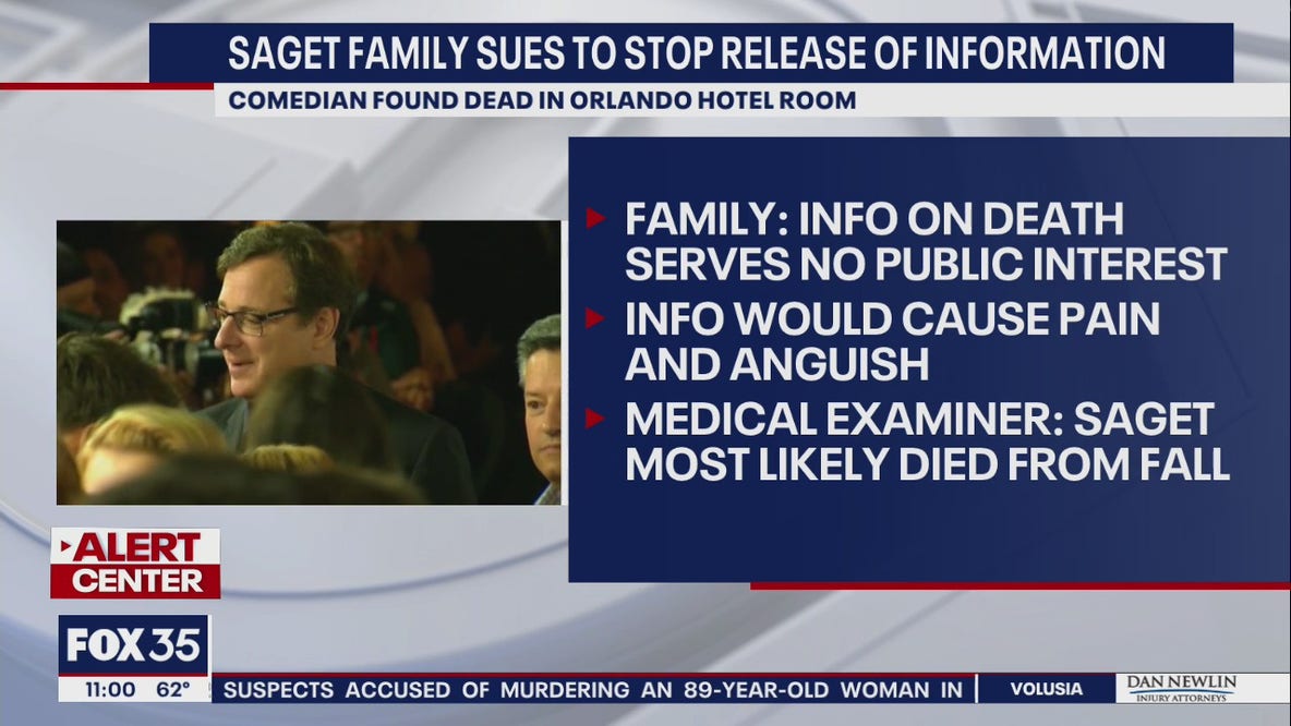 Bob Saget’s family asking judge to block release of records related to his death