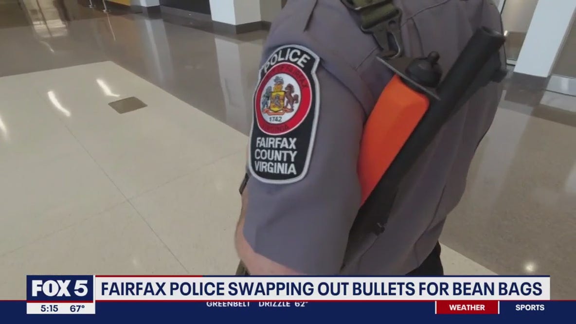 Fairfax Co. Police swapping out bullets for bean bags