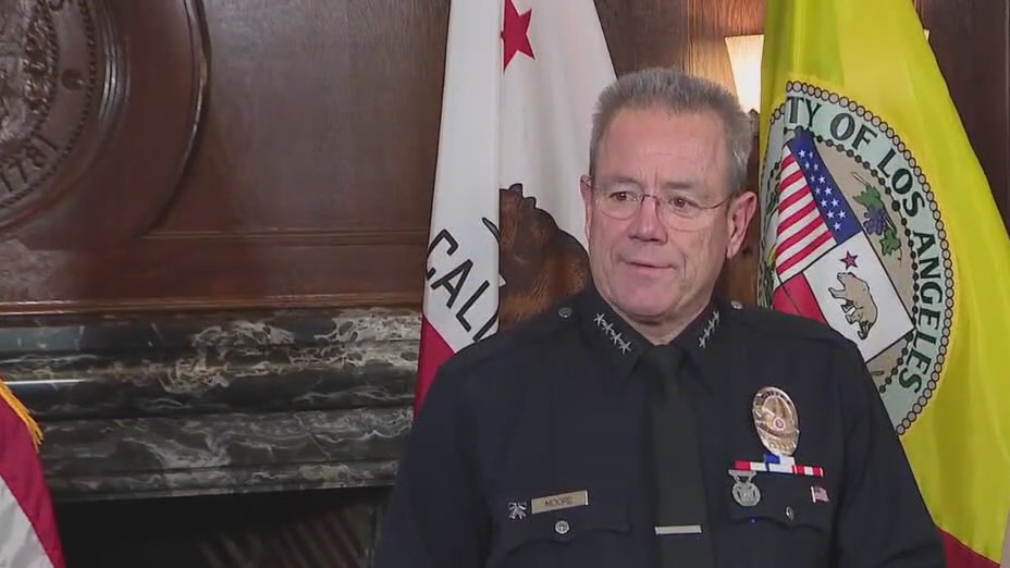 LAPD Chief Moore's last day on the job