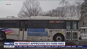 NJ Transit officials approve rate hike