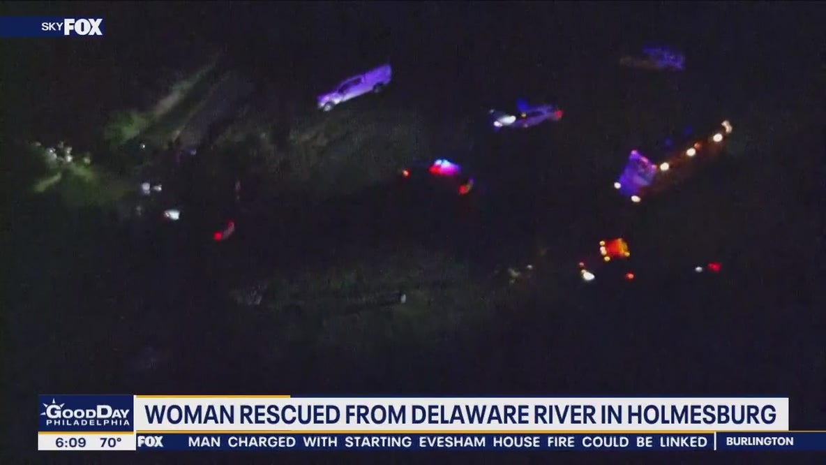 Woman rescued from Delaware River in Holmesburg