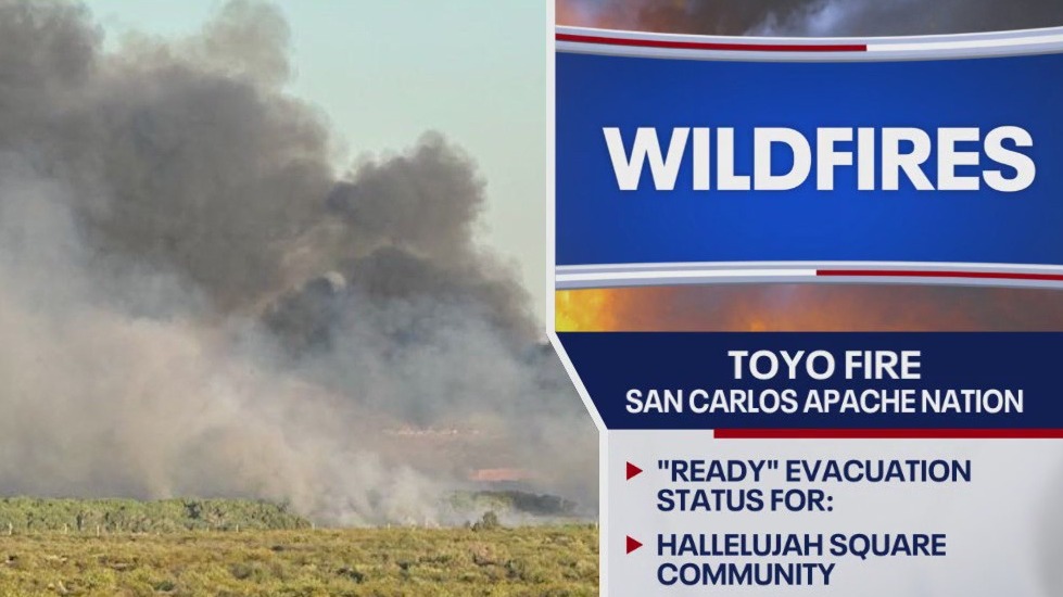 Several wildfires erupt throughout Arizona
