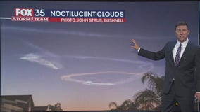 Florida residents awaken to unusual cloud formation after early morning SpaceX launch