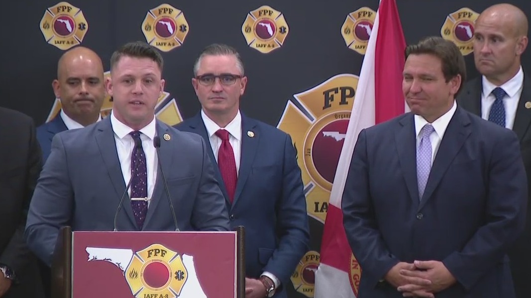 Reedy Creek firefighter union endorses Gov. DeSantis