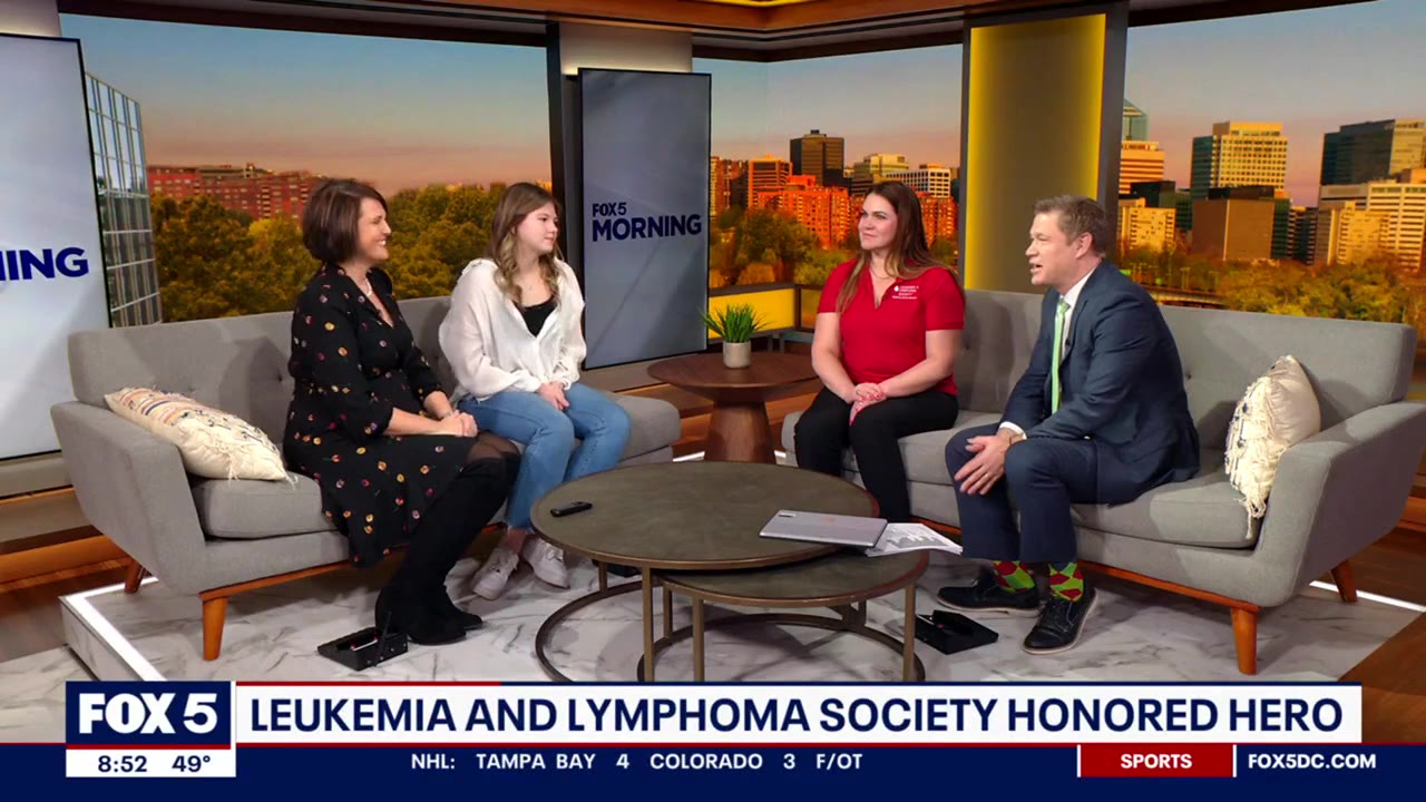 Leukemia and Lymphoma Society honored hero and mom talk about battle with cancer