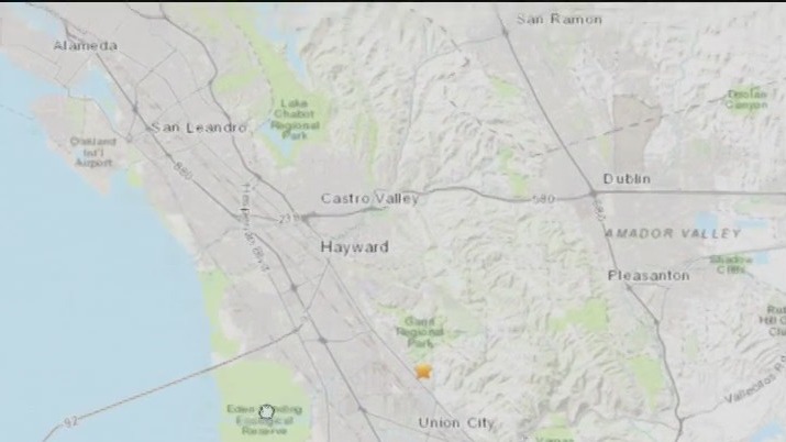 Magnitude 3.3 earthquake rattles East Bay