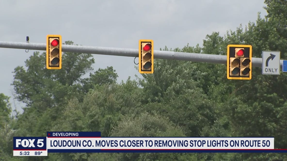 Loudoun Co. moves closer to removing stop lights on Route 50