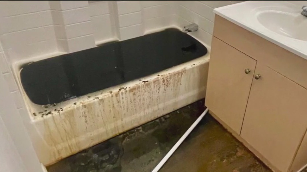 44 low-income seniors at hotel after sewage back-up in their building