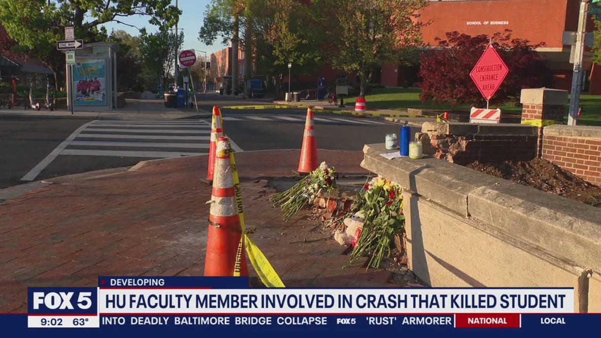 Howard University faculty member involved in crash that killed student