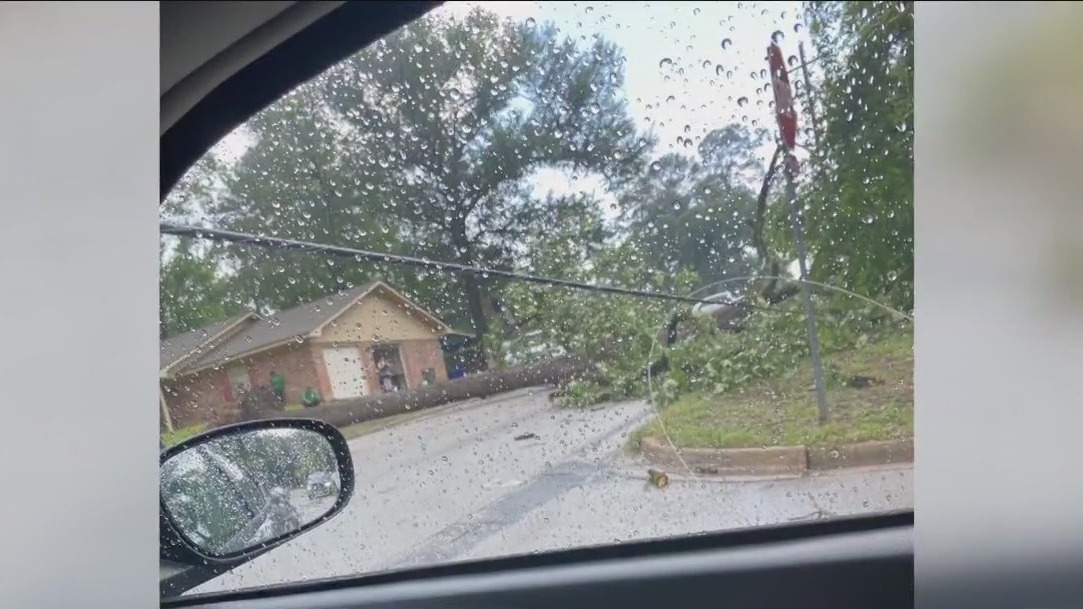 Reports of damage from severe weather in Huntsville