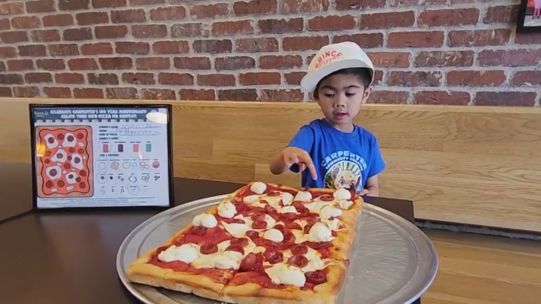 LA 1st grader wins pizza contest