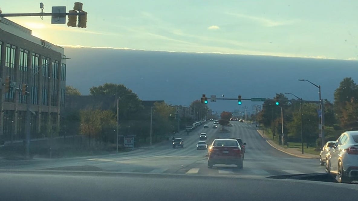 Strange wall of clouds spotted in sky over Baltimore