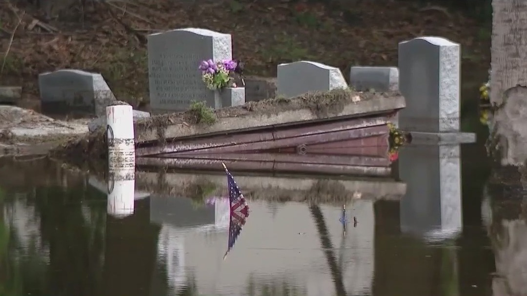 Lawsuit alleges developers flooded cemetery