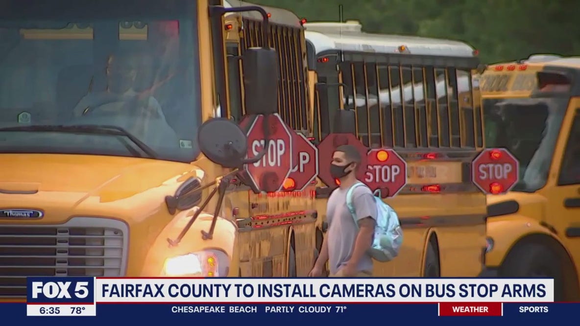 Fairfax County to install cameras on bus stop arms