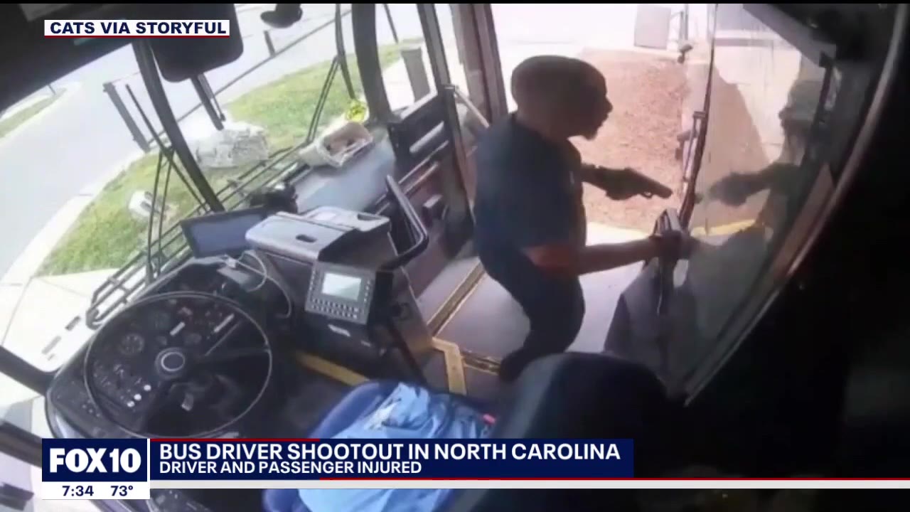 Bus driver, passenger shoot at each other