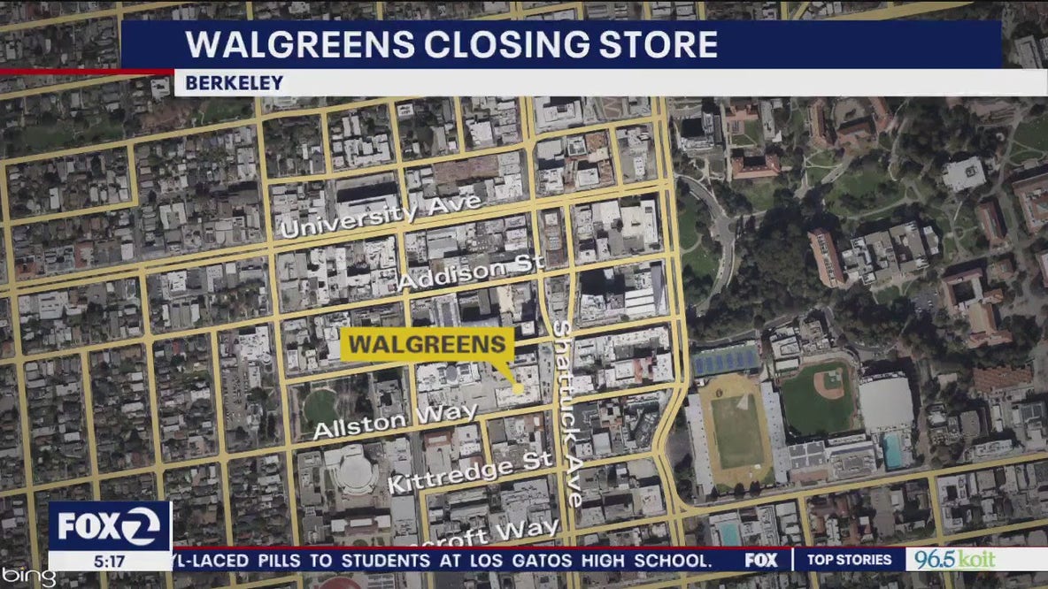 Walgreens closing a store in Berkeley