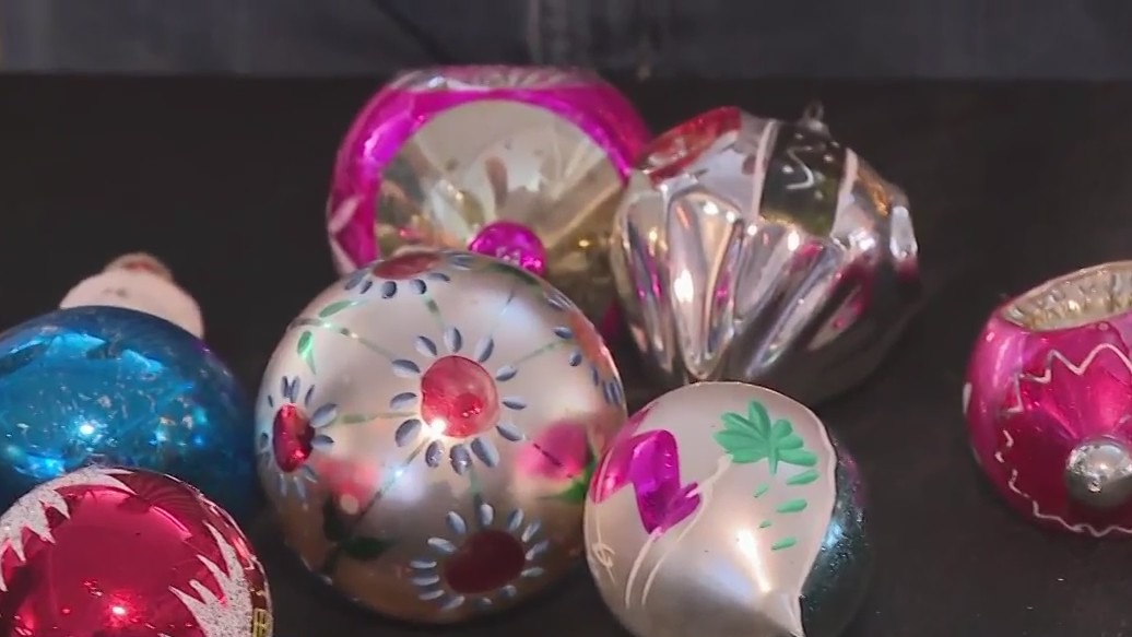 Fun with vintage ornaments