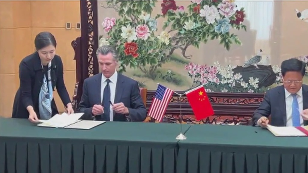 Newsom signs memo of understanding with China's NDRC