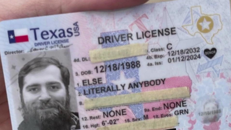 Texas man changes name to 'Literally Anybody Else'