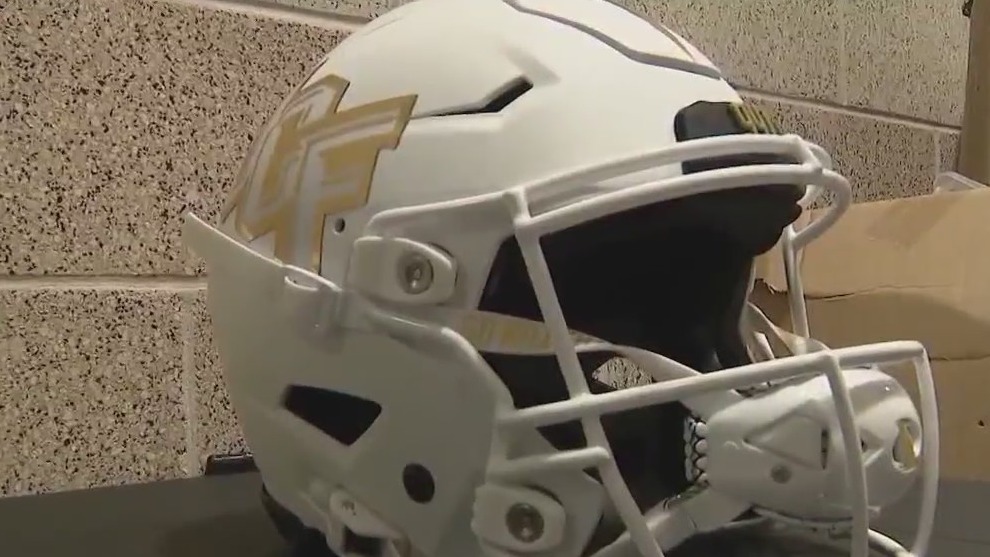 How does UCF decide on football uniforms?
