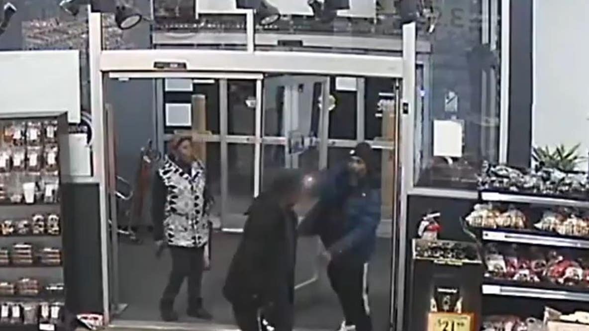 Philadelphia store clerk shot point-blank in the face; man and woman sought