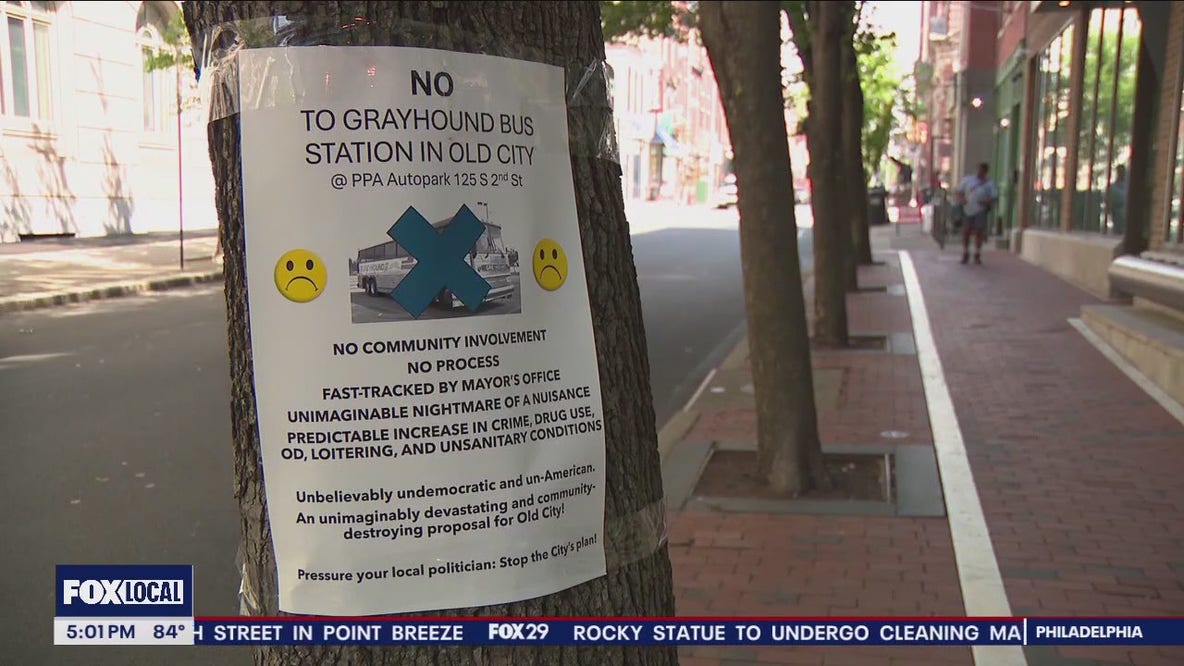 Philadelphia bus stop for Greyhound, Peter Pan, etc. to move yet again