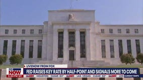 Fed raises interest rates by 0.5%, warns of more increases | LiveNOW from FOX