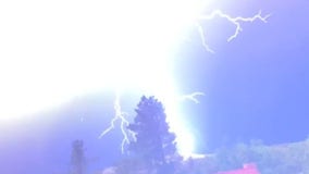 Lightning strikes too close for comfort in Sedona