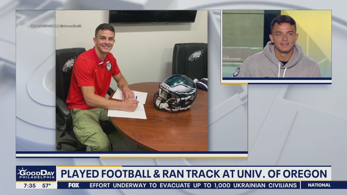 Olympic track start Devon Allen is Eagles' new wide receiver