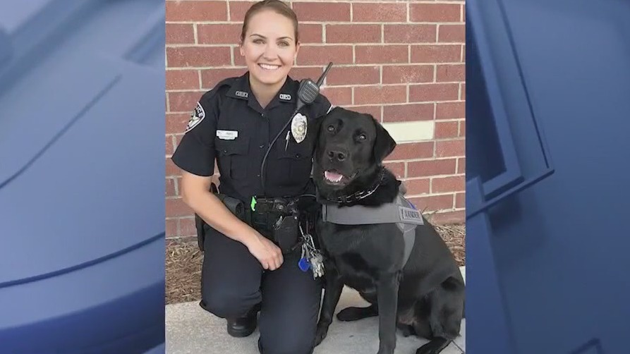 Florida comfort K9 awarded with check