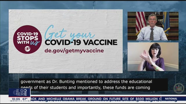 Delaware Gov. Carney announces mandatory vaccine or testing for educators, staff