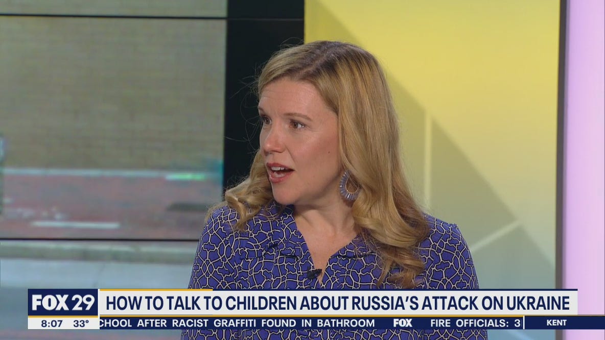How to talk to children about Russia's attack on Ukraine