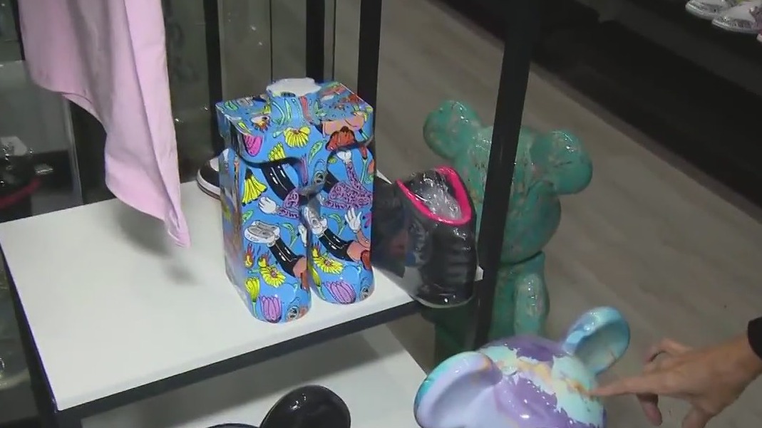 Luxury shoe store burglarized in crime spree