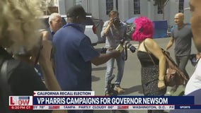 California Recall Election: Attempted egging of Larry Elder, VP Harris campaigns in CA