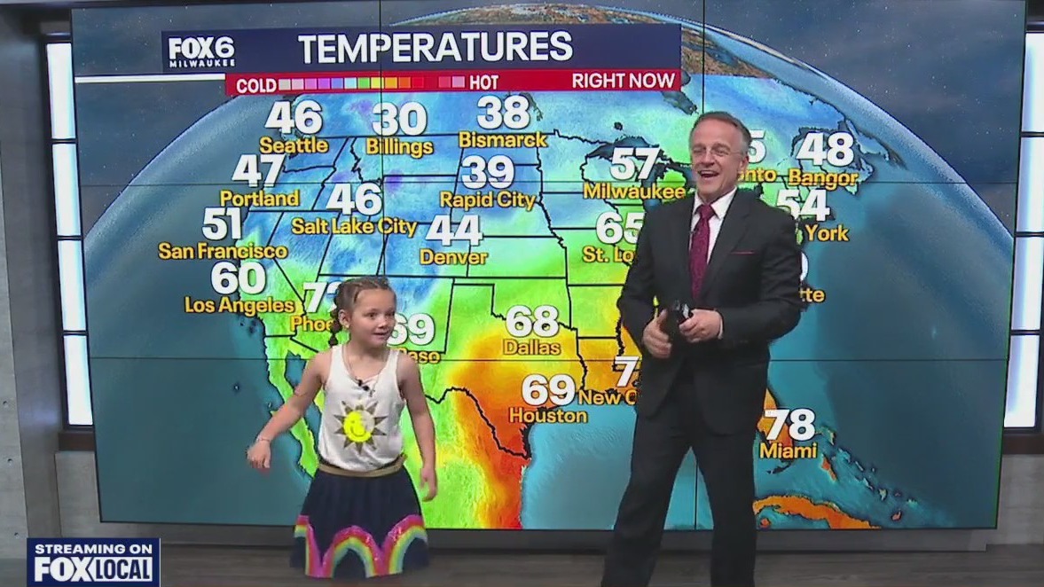 6-year-old Ella enjoys her time as a Future Forecaster