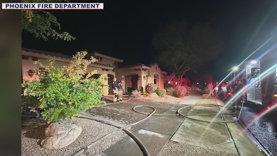Garage fire in Phoenix