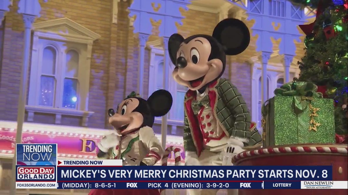'Mickey's Very Merry Christmas Party' returns to Walt Disney World