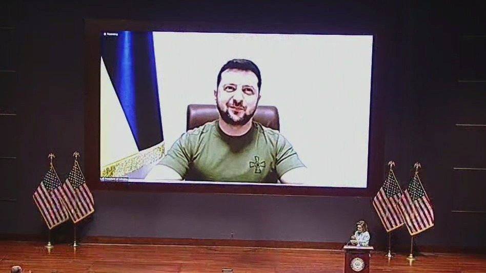 Ukraine president addresses Congress