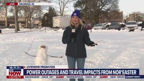 Nor'easter causing outages, travel issues