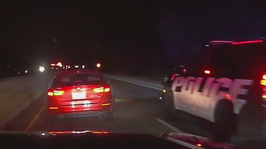 Pleasant Prairie police chase caught on cam