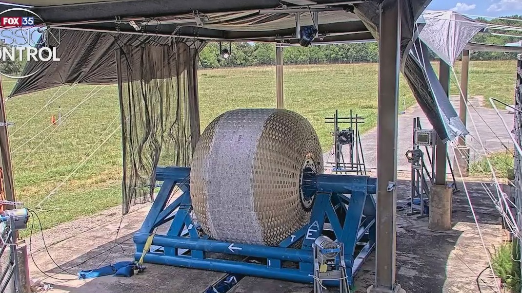 Watch: Inflatable space homes made of steel are tested though explosions