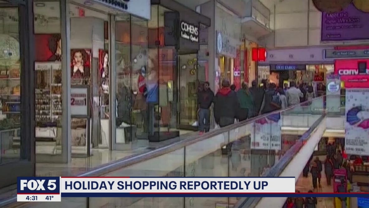 Holiday shopping reportedly up