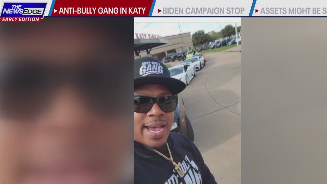 Anti-Bully gang supporting Katy High School sophomore with cancer