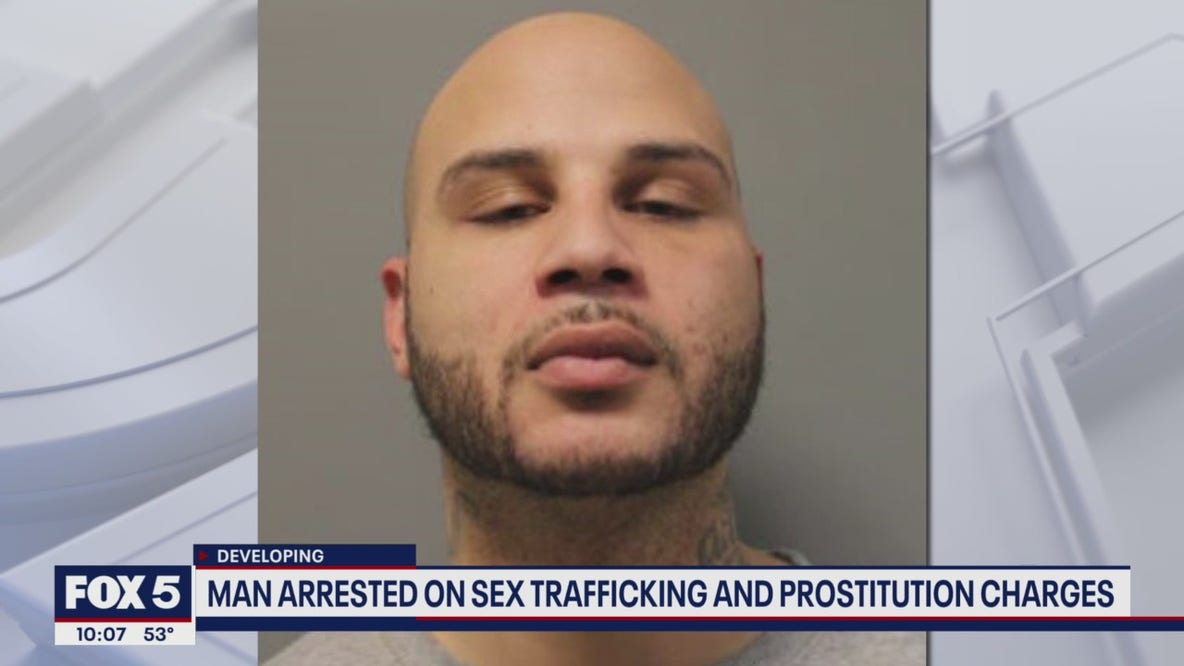 Man arrested on sex trafficking and prostitution charges