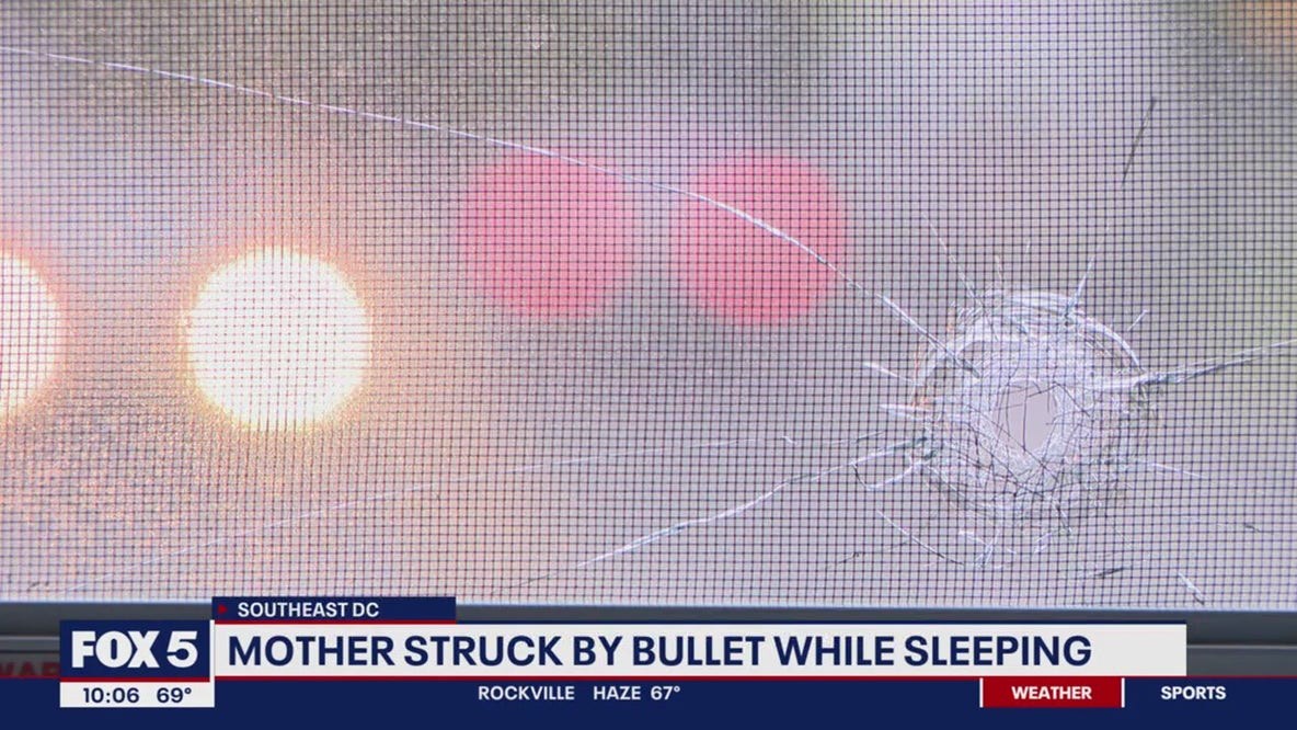 Mother struck by bullet while sleeping in Southeast DC