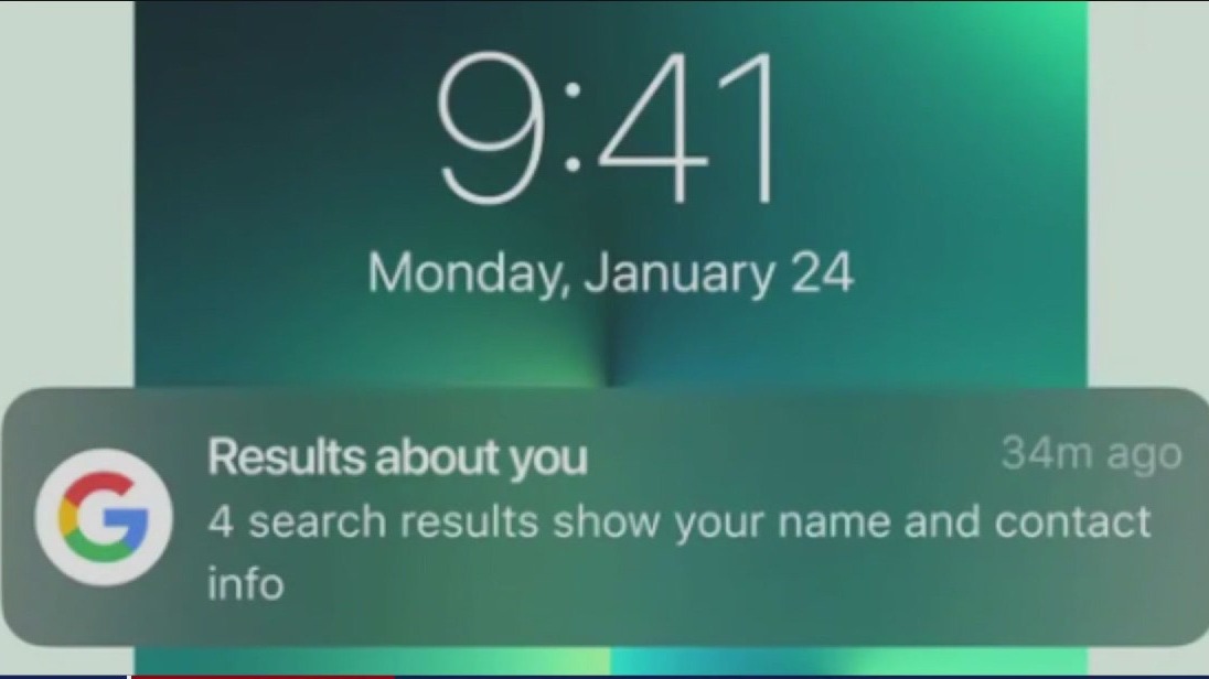 Know when your info shown on Google search