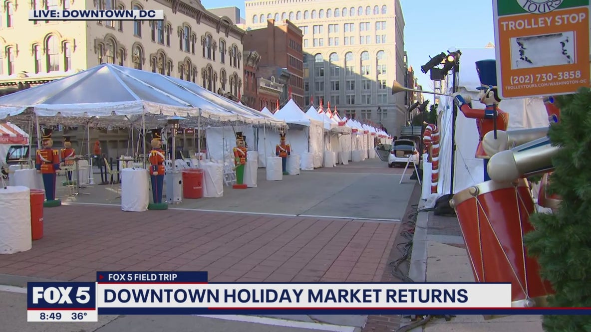 FOX 5 Field Trip: Holiday magic at DC’s Downtown Christmas Market