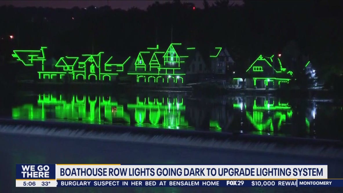 Lights of Boathouse Row to go dark for renovations