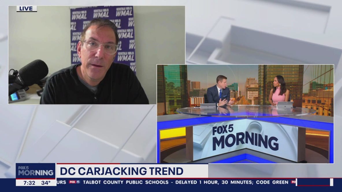 WMAL Larry O'Connor: DC carjacking numbers