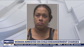Woman arrested on child endangerment charges